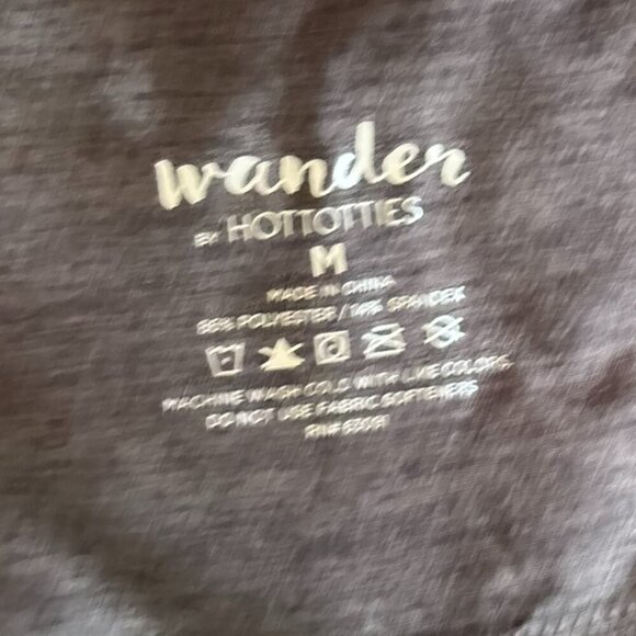 Hot Totties Gray Leggings Size M - Picture 3 of 4